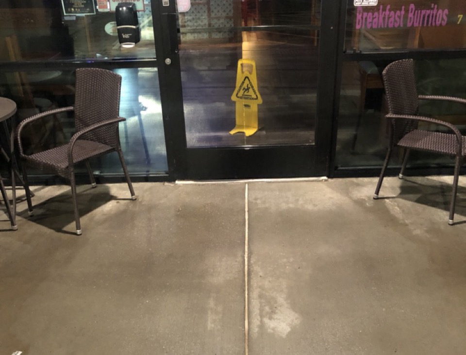 Store cleaned by Colorado Power Wash.