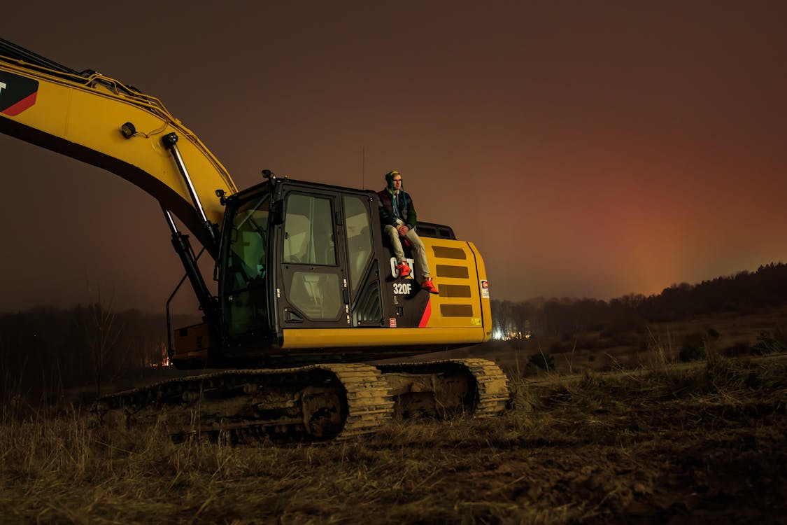 Dirty heavy equipment in Parker, CO