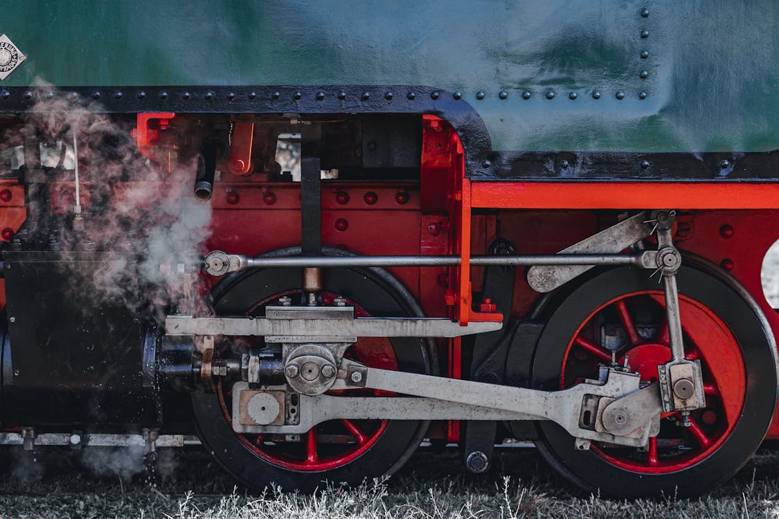 Locomotive washed by Colorado Power Wash.